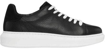 Chicago Black Leren Sneaker JoDis , Black , Dames - 39 Eu,38 Eu,37 Eu,36 EU