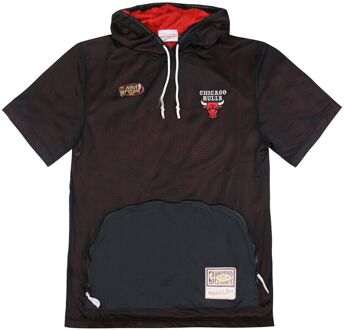 Chicago Bulls Heren T-shirt met capuchon - maat Zwart