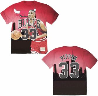 Chicago Bulls Scottie Pippen Heren T-shirt Rood