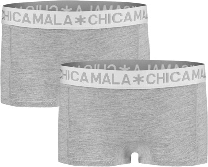 Chicamala meisjes basic 2-pack grijs