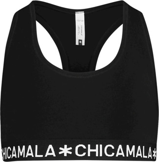 Chicamala Muchachomalo Meisjes ondergoed Muchachomalo GIRLS RACER BACK zwart 122/128