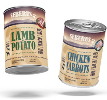 Chicken & Lamb graanvrij natvoer hond - mixtray 12 x 400 g