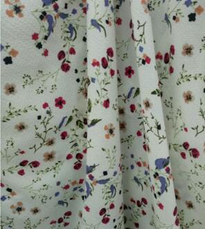 Chiffon Print Materiaal Seersucker Poly DIY Naaien Stof voor Jurk Blouse Sjaal Broek Gekwalificeerde 15