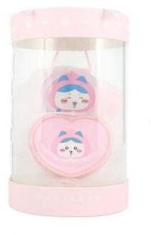 Chiikawa Bathtime Gift Sponge & Bath Fizz Hachiware White Peach - 2 pcs