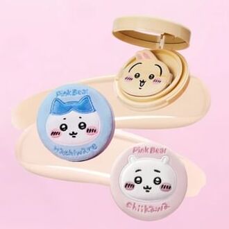 Chiikawa Collection Concealer Air Cushion Foundation - 6 Shades #W01 Yellow Fair (Hachimeow)