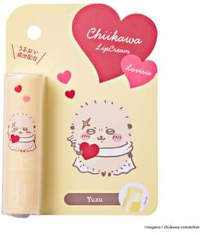 Chiikawa Heart Series Lip Cream Rakko Yuzu