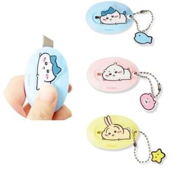 Chiikawa Mini Box Cutter with Keychain (Various Design) Blue - One Size