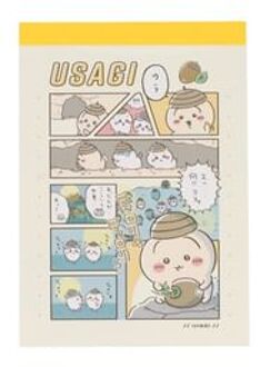 Chiikawa Mini Memo Pad (Usagi) 60 x 85 x 11mm (100 Sheets)