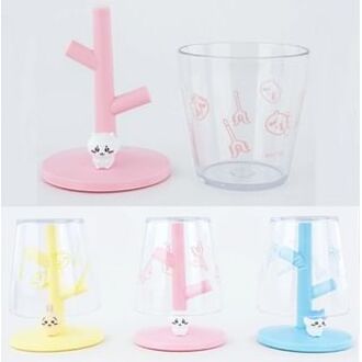 Chiikawa Mini Toothbrush Cup with Stand Usagi (Yellow) (60 x 77mm)