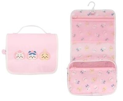 Chiikawa Travel Makeup Bag / Travel Toiletry Bag (Peach Series) 250 x 190 x 100mm