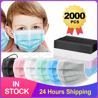 Child 3 Layers Disposable Medical Mask Anti-Dust Protect Face Mouth Surgical Masks Safe Breathable Earloops Mask For Children