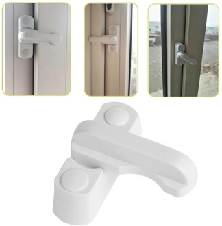 Child Safe Security Window Door Sash Lock Safety Lever Handle Sweep Latch Plastic+Stainless Steel+Zinc