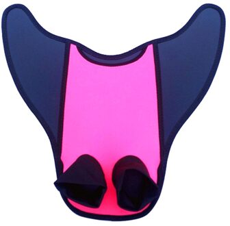 Childern Mermaid Voet Vinnen Zwemmen Siamese Enkel Snorkelen Surfen Duiken Vinnen Kids Draagbare Korte Kikker Schoenen Water Sport heet roze