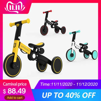 Children Bicycle Tricycle Child Bike Foldable Baby Balance Bicycle 5-in-1 Children's Scooter Kids Walker for 1-6 Years Old