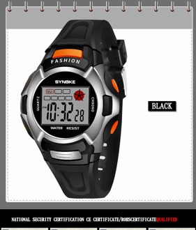 Children Boys Student Waterproof LED Digital Date Wristwatch Dress watch gifts for Children kids clock sport watch