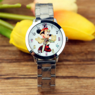 Children cartoon Mickey Mouse steel band quartz watch pupils cartoon Watch watches for kids 2020 kid watch boys watches kids
