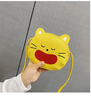 Children Cute Cat Handbag Girl Bag Kid Shoulder Bag Kawaii Coin Purse Wallet cartoon Baby Toddler Toy Small Bag