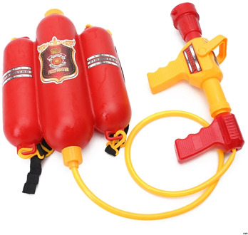 Children Fireman Backpack Nozzle Water Gun Beach Outdoor Toy Extinguisher Soaker