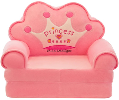 Children Folding Small Sofa Cartoon Cute Boy Girl Lazy Chair Kindergarten Baby Stool Reading Removable Washable