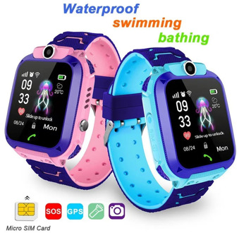 Children GPS Tracker Watch Camera Waterproof IOS Android Multifunction Digital Wristwatch Kids Smart Clock TD27