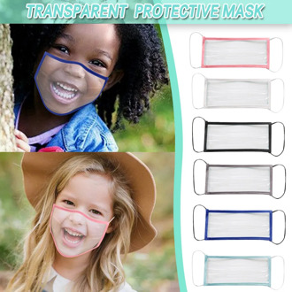 Children Mask Clear Window Visible Expression For The Deaf And Hard Of Hearing Deaf and mute transparent protective masks