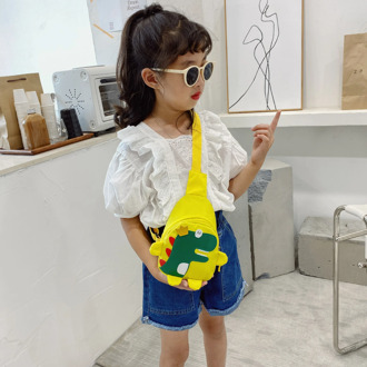 Children's Bags 2020 New Chest Shoulder bag Cartoon Kindergarten Cute Dinosaur For Girls Boys Baby Small Bag
