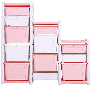 Children's Bookshelf Toy Storage Rack Organizer Rack Storage Cabinet Kindergarten Locker Large Capacity