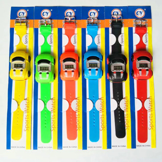 Children's Electronic Watch Cartoon Detachable Car Toy Students Kids Watches Birthday Gift for Boys Girls Baby Relogio Clock