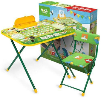 Children's furniture set First grader for children from 3 to 7 years old, 2 levels of table height