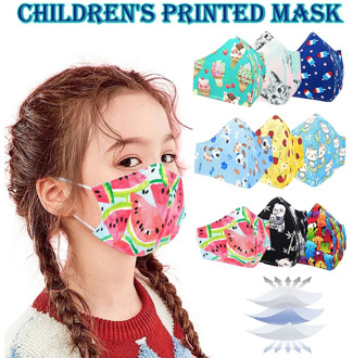 Children's Mask Reusable Face Mask PM2.5 Mouth Caps Washable Protective Mouth Mask for Kids Ear Hook Mouth Muffle masque