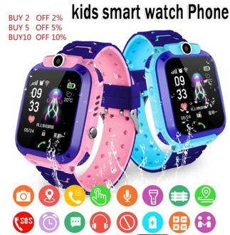 Children's Smart Watch Kids Phone Watch Smartwatch For Boys Girls With Sim Card Photo Waterproof IP67 Gift For IOS Android