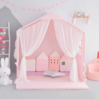 Children's Tent Room Game Girl's Sleeping Room Toy House Princess Kids Beds Under 12 Years Old Children Furniture