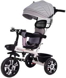 Children's Tricycle Bicycle 1-6 Years Old Baby Stroller Kids Bike Seat Adjustable Three Wheel Stroller Infant Push Chair Cart
