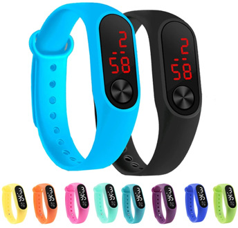 Children's Watches Kids LED Digital Sport Watch for Girls Boys Women Men Electronic Silicone Bracelet Watch Reloj infantil