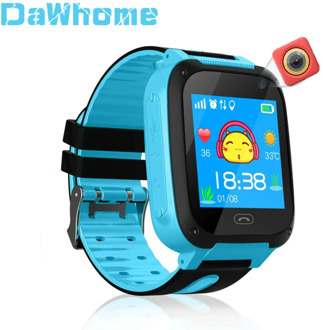 Children Smart Watch GPS Tracker Micro SIM Card Call Child Camera Anti-lost Position Alarm Smart Watch for Baby Girl Boy Gift