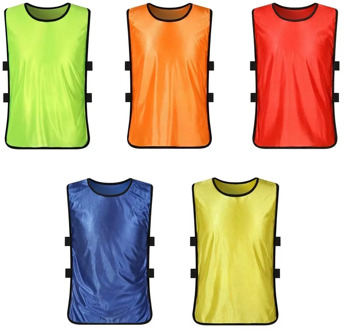 Children Soccer Pinnies Quick Drying Football Jerseys Vest Scrimmage Practice Sports Vest Breathable Team Training Bibs