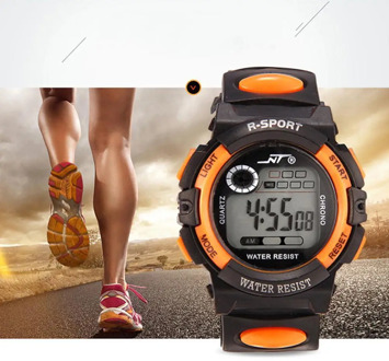 Children Sports Waterproof Led Digital Watch Kids Multicolor Electronic Alarm Watches Boy Students Luminous Girl Wristwatch C3S0