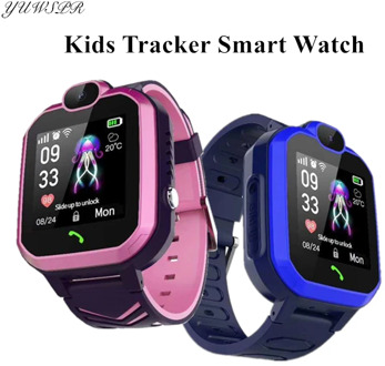 Children Tracker Watch LBS Location Multifunction Wristwatch Camera Waterproof IOS Android Phone Kids Smart Clock E18