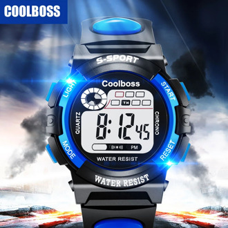 Children Watch Boy Digital LED Quartz Alarm Date Sports Wrist Watch Silicone Male Sports Watch Waterproof Relogio Girls Military