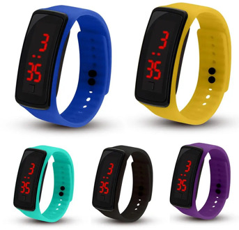 Children Watch Kids Silicone Band LED Screen Electronic Kids Watch Digital Sports Watch kids watches montre enfant детские часы