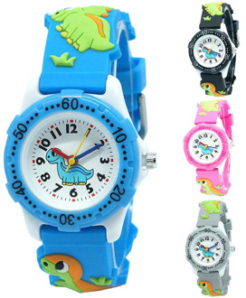 Children Watches Dinosaur Round Dial Arabic Number Colorful Boys Watch Girls Kids Party Gift Clock Quartz Wrist Relogio Feminino