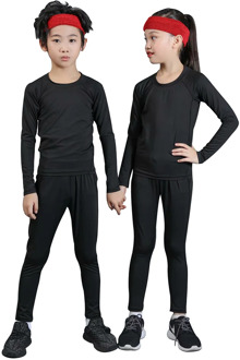 Children Winter Thermal Underwear Set Pants + Clothes Quick Dry Warm Long Johns Male Child Fitness Hot Thermo Underwear Set