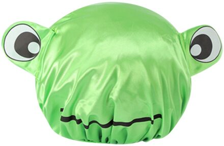 Childrens Badmuts Double-Layer Kinderen Cartoon Waterdichte Douche Cap Leuke Baby Bad Beschermende Cap Badkamer Accessoires