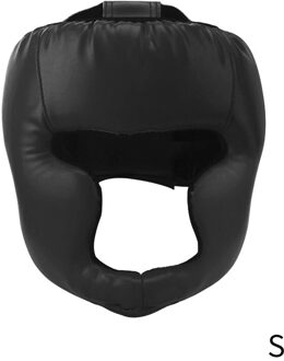 Childrens Boksen Helm Mannen Vrouwen Pu Karate Muay Thai Guantes De Boxeo Gratis Vechten Mma Sanda Training Volwassenen Apparatuur zwart / L