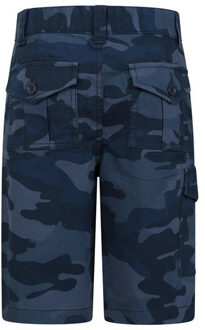Childrens/Kids Camo Cargo Shorts (Marine) Navy - 11-12J / 146-152cm