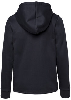 Childrens/kids grove volledig rits trekkoord hoodie - maat 164 Zwart