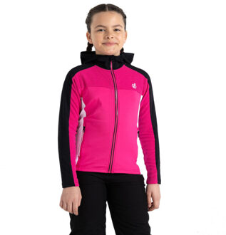 Childrens/kids thriving core stretch hooded midlayer Roze - 140