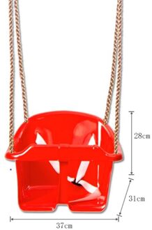 Childrens Plastic Touw Swing Seat Met Touw & Montage Ringen Kids Outdoor Tuin