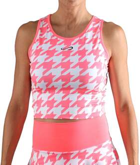 Chill Tanktop Dames-Koraal,Wit - M