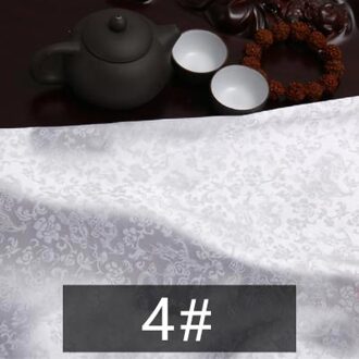 China Satijn Brokaat Stof Polyester Jacquard Stof Voor Naaien Avondjurk Bruiloft Doek JA25 4